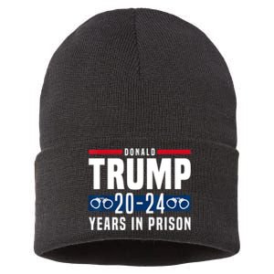 Trump 20,24 Years In Prison, Democrats Liberals Sustainable Knit Beanie