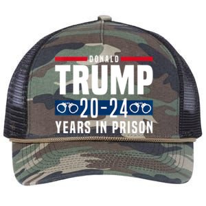 Trump 20,24 Years In Prison, Democrats Liberals Retro Rope Trucker Hat Cap