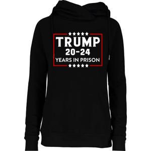 Trump 20,24 Years In Prison, Democrats Liberals Womens Funnel Neck Pullover Hood