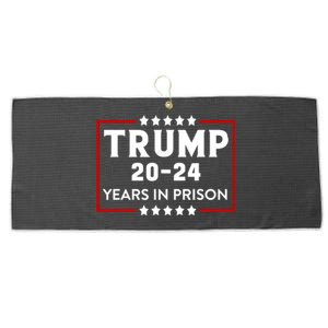 Trump 20,24 Years In Prison, Democrats Liberals Large Microfiber Waffle Golf Towel