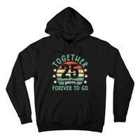 Together 25 Years Forever To Go 25th Wedding Anniversary Hoodie