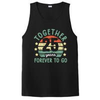 Together 25 Years Forever To Go 25th Wedding Anniversary PosiCharge Competitor Tank