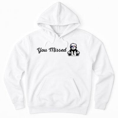 Trump 2024 You Missed Butler Pa Rally Patriotic Flag Hoodie