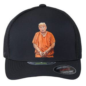 Trump 2024 Years In Prison Funny Antitrump Flexfit Unipanel Trucker Cap