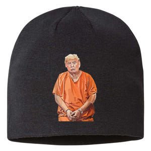 Trump 2024 Years In Prison Funny Antitrump Sustainable Beanie