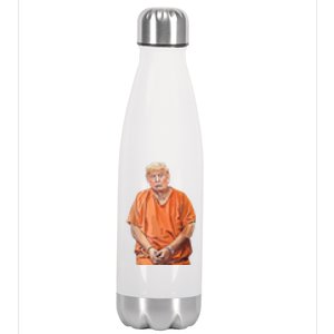 Trump 2024 Years In Prison Funny Antitrump Stainless Steel Insulated Water Bottle