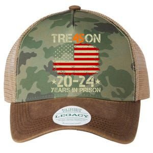 Tre45on 2024 Years In Prison AntI Trump 2024 Legacy Tie Dye Trucker Hat