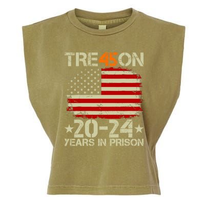 Tre45on 2024 Years In Prison AntI Trump 2024 Garment-Dyed Women's Muscle Tee