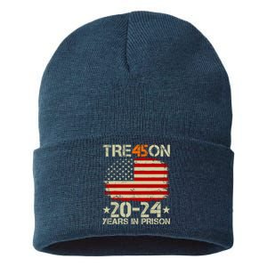 Tre45on 2024 Years In Prison AntI Trump 2024 Sustainable Knit Beanie