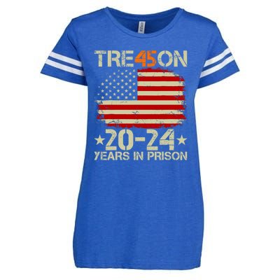 Tre45on 2024 Years In Prison AntI Trump 2024 Enza Ladies Jersey Football T-Shirt