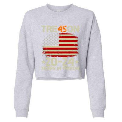 Tre45on 2024 Years In Prison AntI Trump 2024 Cropped Pullover Crew