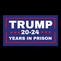 Trump 2024 Years In Prison Democrats Liberals Vote Blue Drawstring Bag