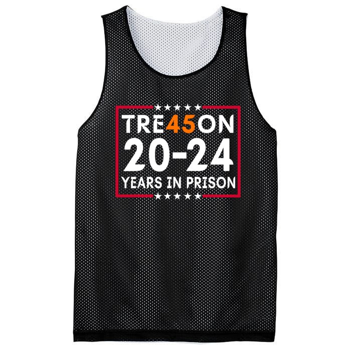 Tre45on 2024 Years In Prison Anti Trump Political Mesh Reversible Basketball Jersey Tank