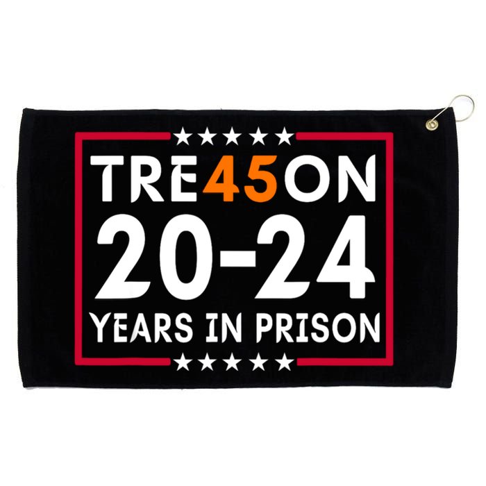 Tre45on 2024 Years In Prison Anti Trump Political Grommeted Golf Towel