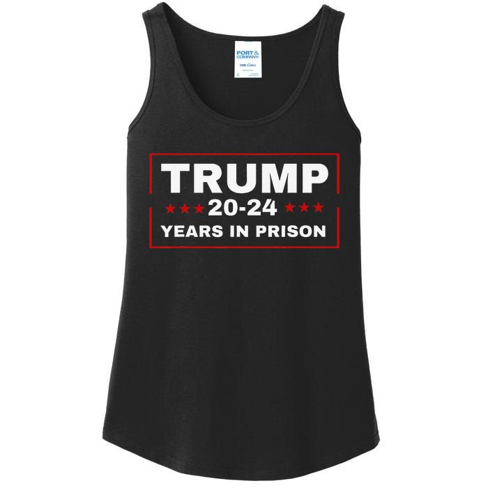 Trump 2024 Years in Prison Democrats Liberals Vote Blue Ladies Essential Tank