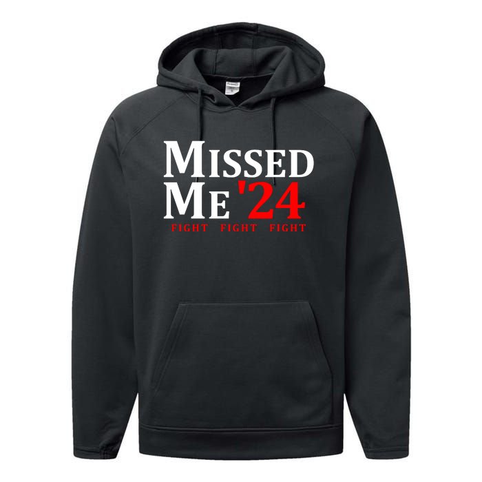 Trump 24 You Missed Me Performance Fleece Hoodie