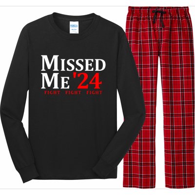 Trump 24 You Missed Me Long Sleeve Pajama Set