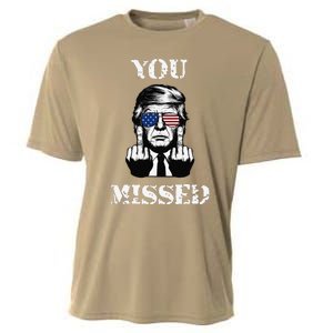 Trump 2024 You Missed Funny Donald Trump Cooling Performance Crew T-Shirt