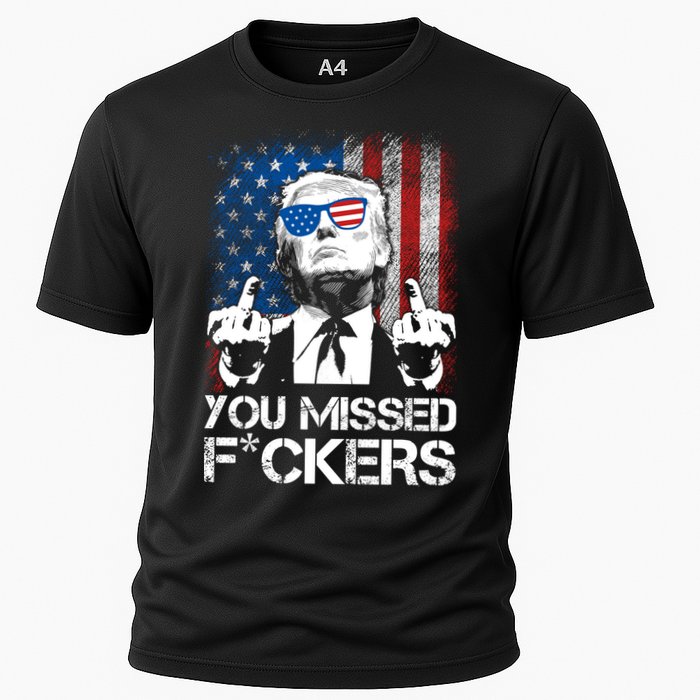 Trump 2024 You Missed Fuckers You Best Not Miss Cooling Performance Crew T-Shirt