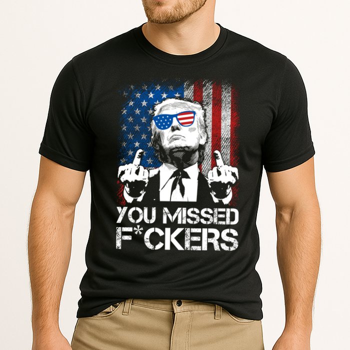 Trump 2024 You Missed Fuckers You Best Not Miss Cooling Performance Crew T-Shirt