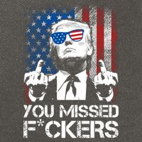 Trump 2024 You Missed Fuckers You Best Not Miss Cotton Canvas Backpack