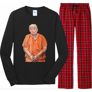 Trump 2024 Years In Prison Funny AntiTrump Long Sleeve Pajama Set