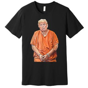 Trump 2024 Years In Prison Funny AntiTrump Premium T-Shirt