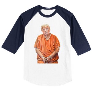 Trump 2024 Years In Prison Funny AntiTrump Baseball Sleeve Shirt