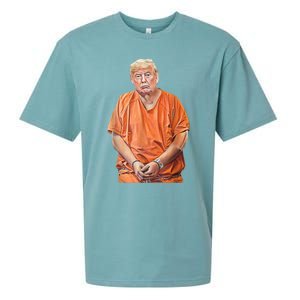 Trump 2024 Years In Prison Funny AntiTrump Sueded Cloud Jersey T-Shirt