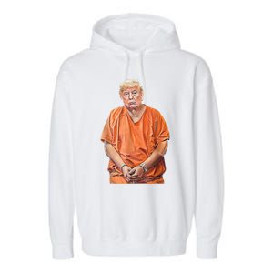 Trump 2024 Years In Prison Funny AntiTrump Garment-Dyed Fleece Hoodie