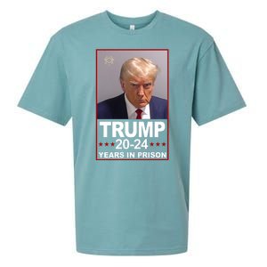 Trump 2024 Years In Prison Mugshot Election Sueded Cloud Jersey T-Shirt