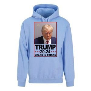 Trump 2024 Years In Prison Mugshot Election Unisex Surf Hoodie