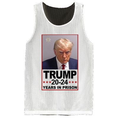 Trump 2024 Years In Prison Mugshot Election Mesh Reversible Basketball Jersey Tank