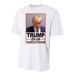 Trump 2024 Years In Prison Mugshot Election Performance Sprint T-Shirt