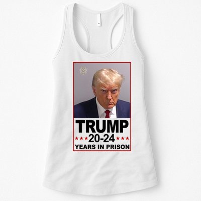 Trump 2024 Years In Prison Mugshot Election Womens Tank Top
