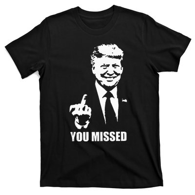 Trump 2024 You Missed Butler Pa Rally Patriotic Flag T-Shirt