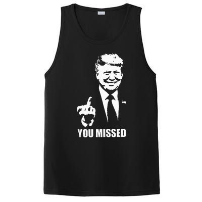 Trump 2024 You Missed Butler Pa Rally Patriotic Flag PosiCharge Competitor Tank