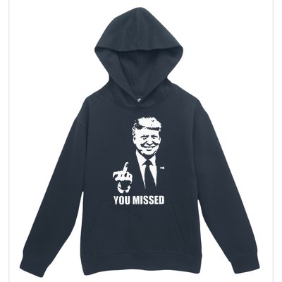 Trump 2024 You Missed Butler Pa Rally Patriotic Flag Urban Pullover Hoodie