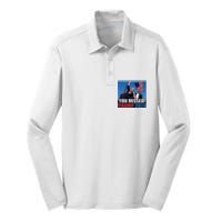 Trump 2024 You Missed! Shot Pennsylvania Rally Silk Touch Performance Long Sleeve Polo