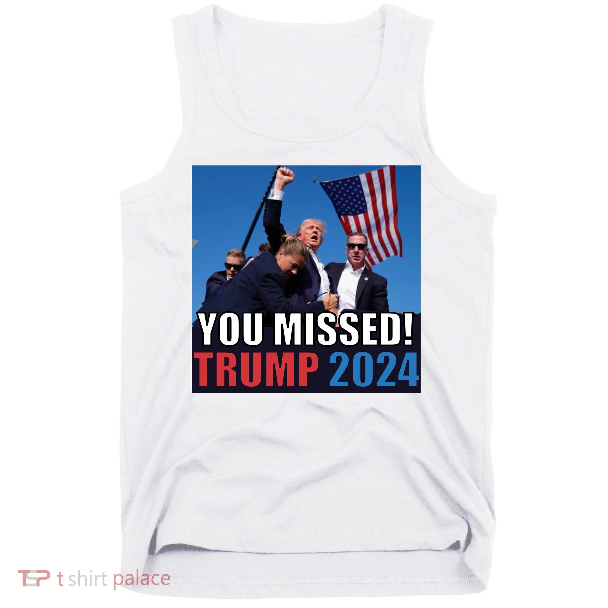 Trump 2024 You Missed! Shot Pennsylvania Rally Tank Top
