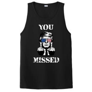 Trump 2024 You Missed Funny Donald Trump PosiCharge Competitor Tank