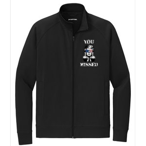 Trump 2024 You Missed Funny Donald Trump Stretch Full-Zip Cadet Jacket