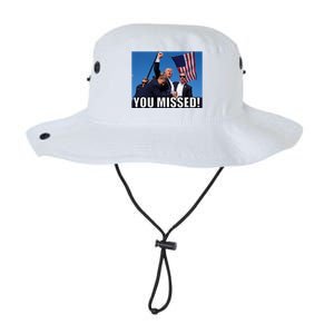 Trump 2024 You Missed Gun Shot At Pennsylvania Rally Legacy Cool Fit Booney Bucket Hat