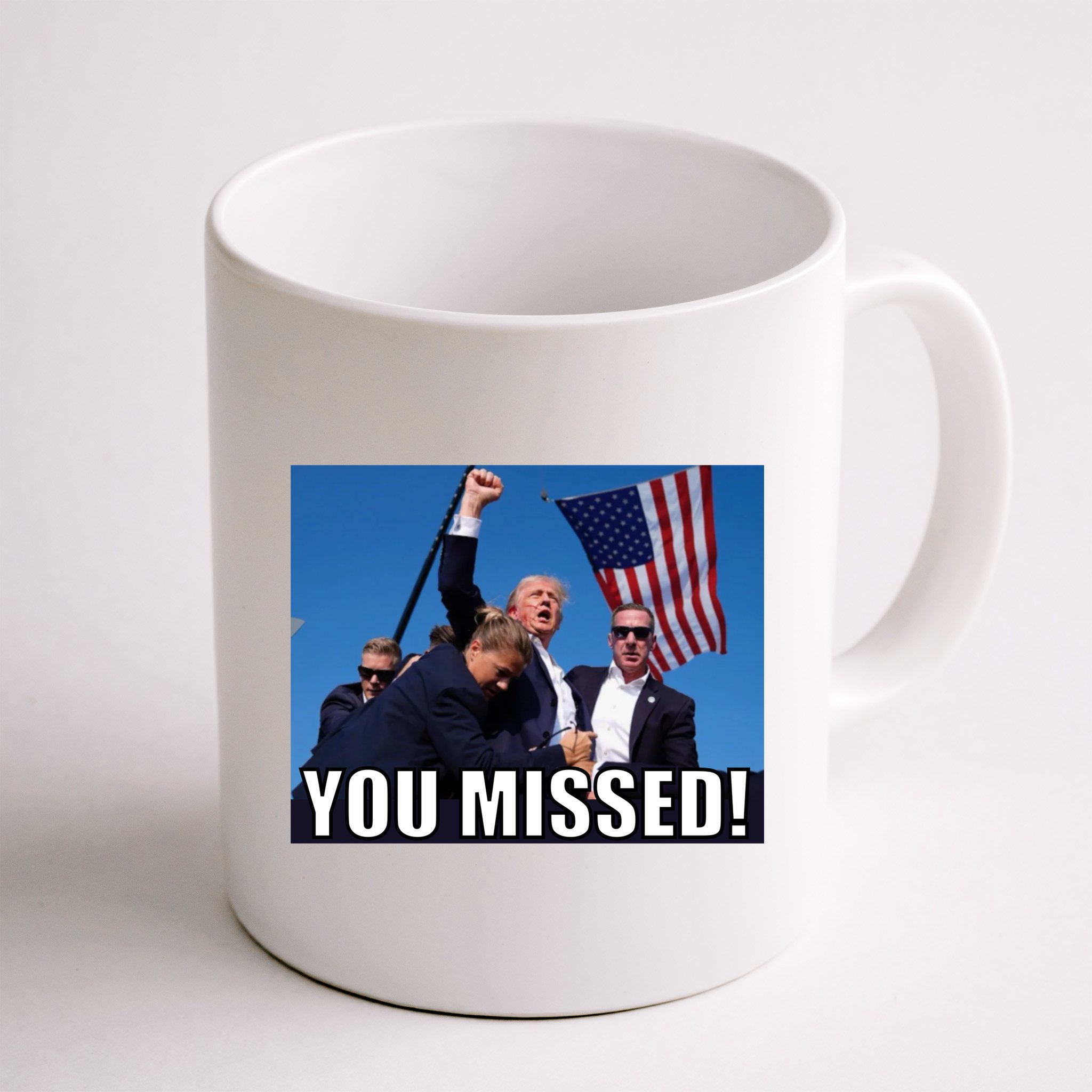 Trump 2024 You Missed Gun Shot At Pennsylvania Rally Mug