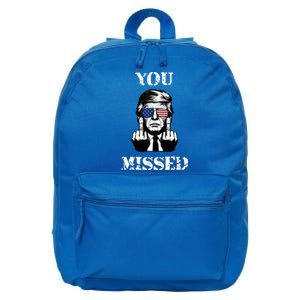 Trump 2024 You Missed Funny Donald Trump 16 in Basic Backpack