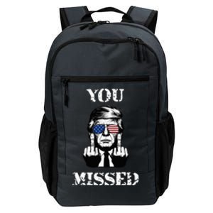 Trump 2024 You Missed Funny Donald Trump Daily Commute Backpack