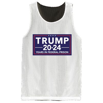 Trump 2024 Years In Federal Prison Mesh Reversible Basketball Jersey Tank