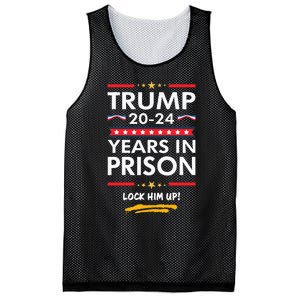 Trump 2024 Years In Prison Lock Him Up Mesh Reversible Basketball Jersey Tank