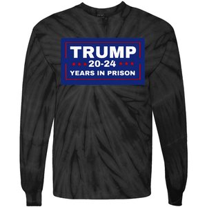 Trump 2024 Years In Prison Democrats Liberals Vote Blue Tie-Dye Long Sleeve Shirt