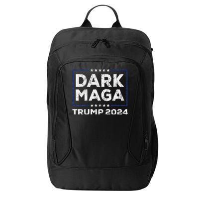 Trump 2024 Yard Sign Dark Maga Trump City Backpack